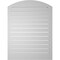 Ekena Millwork Arch Top Surface Mount PVC Gable Vent: Non-Functional, w/2"W x 1-1/2"P Brickmould Frame, 30"W x 38"H GVPAR30X3802SN - alternate 5